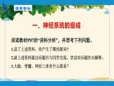 人教版生物七年级下册 第六章  人体生命活 动的调节   第二节  神经系统的组成（案例一）-课件
