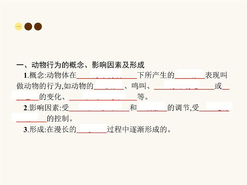 北师大版八年级生物上册第16章第1节先天性行为和后天学习行为课件03