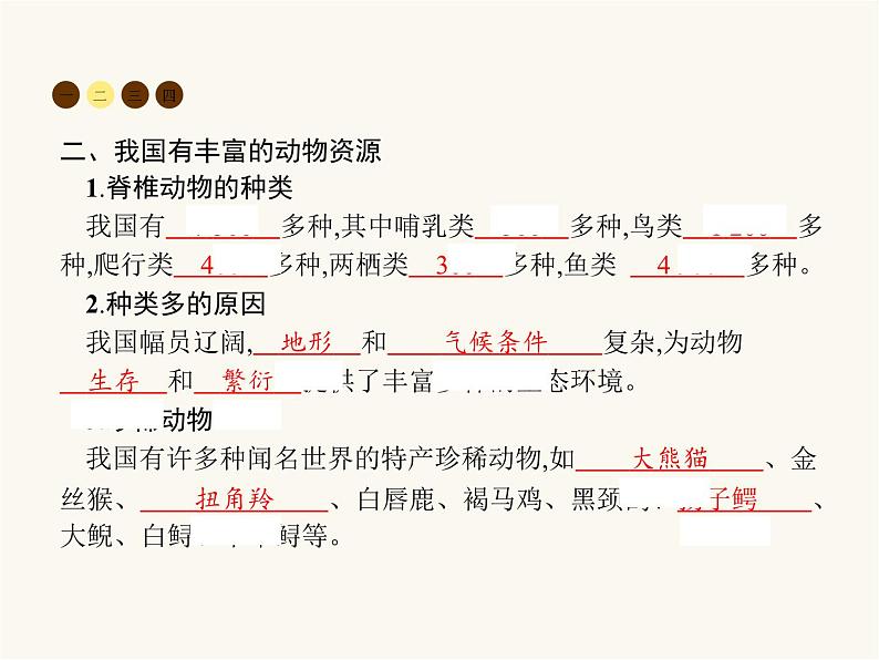 北师大版八年级生物上册第17章第2节我国的动物资源及保护课件03