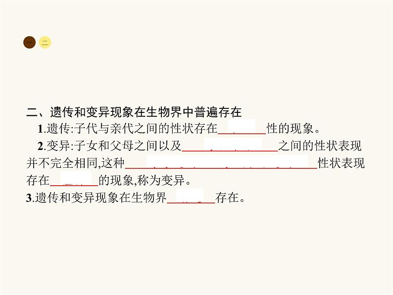 北师大版八年级生物上册第20章第1节遗传和变异现象课件04