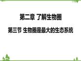 人教版生物七年级上册  生物圈是最大的生态系统课件