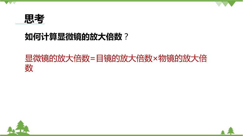 人教版生物七年级上册  练习使用显微镜课件07