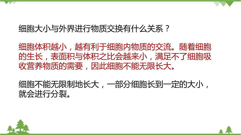 人教版生物七年级上册  细胞通过分裂产生新细胞课件第6页