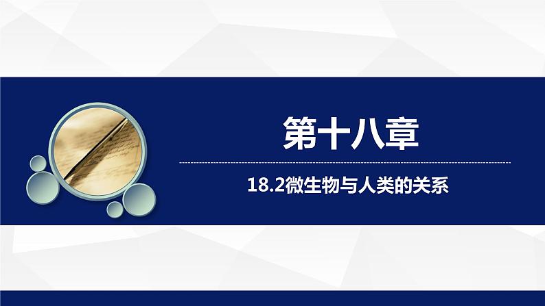 北师大版八年级生物上册 18.2微生物与人类的关系教学课件第1页