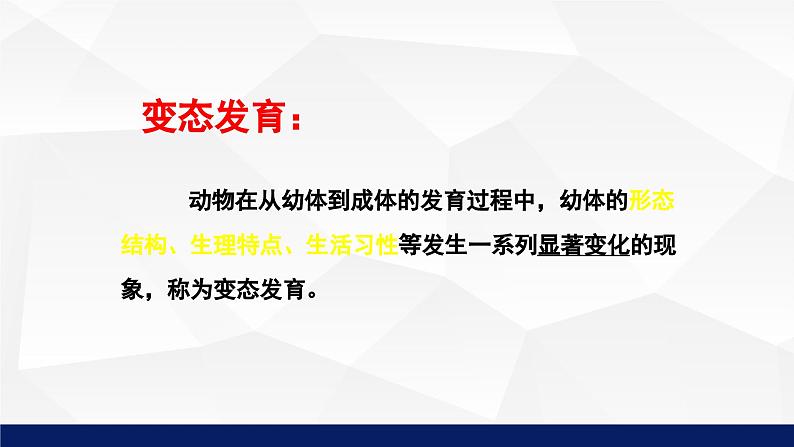 北师大版八年级生物上册 19.2动物的生殖和发育（第一课时）教学课件第8页