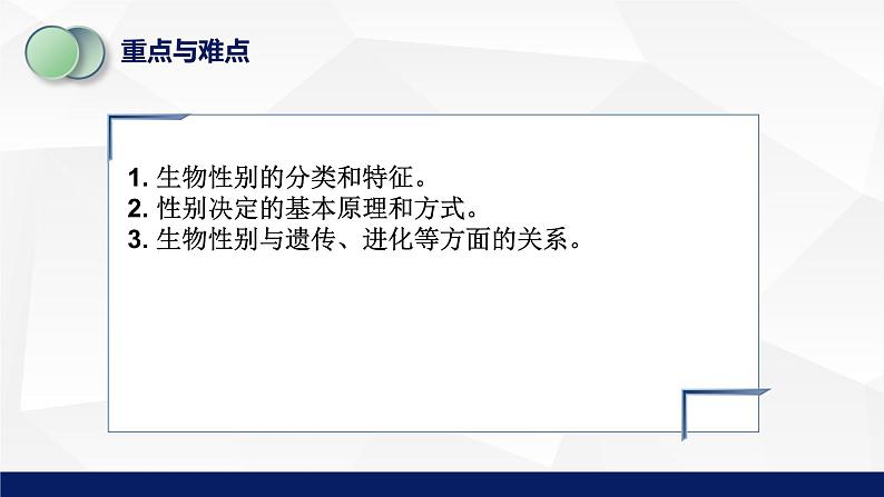 北师大版八年级生物上册 20.4性别和性别决定教学课件04