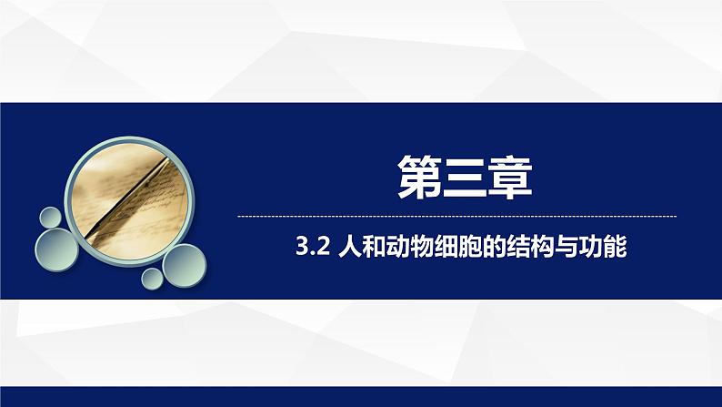 苏教版七年级生物上册 3.2人和动物细胞的结构和功能课件01