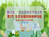 北师大版八年级生物下册课件 23.3 生态系统的结构和功能（第2课时）