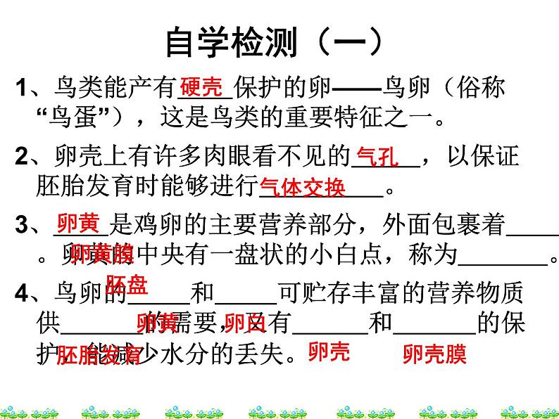 人教版生物八年级下册 第四节 鸟的生殖和发育 (2) 课件第5页