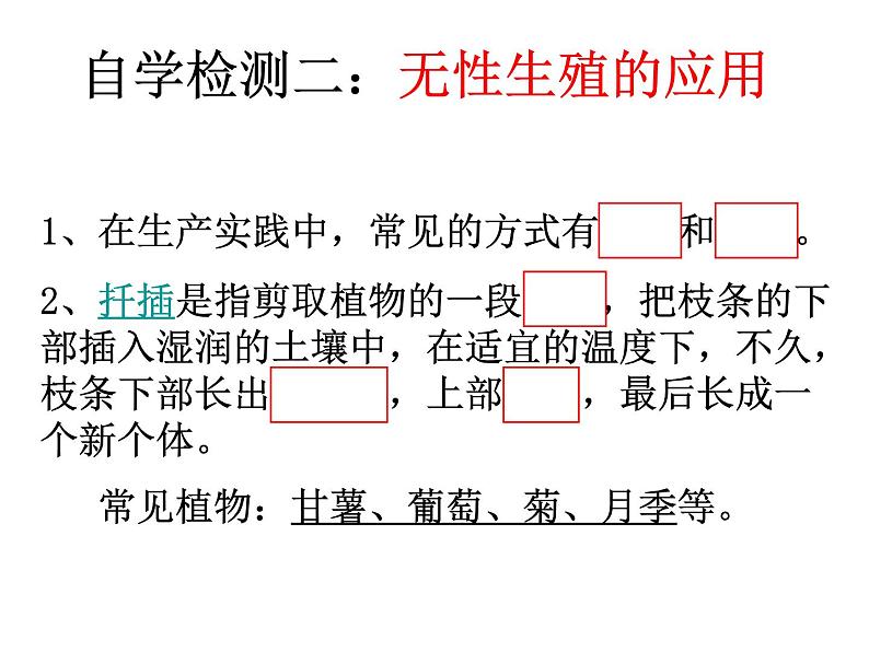 人教版生物八年级下册 第一节 植物的生殖(1) 课件第5页