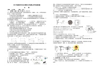 四川省泸州市龙马潭区2023-2024学年九年级上学期12月月考生物试题