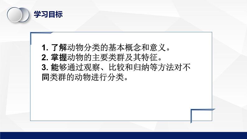 北师大版八年级生物下册课件 22.4 动物的主要类群教学（第一课时）课件03