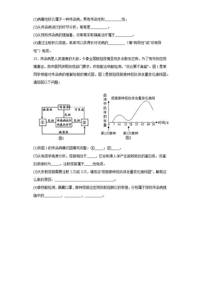 【核心素养】人教版八年级下册8.1.2《免疫与计划免疫》课件＋课时练习＋教案（含教学反思）03