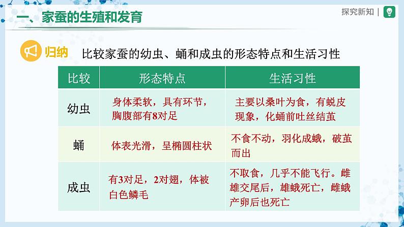 人教版八下生物  7.1.2 昆虫的生殖和发育 课件+教案+分层练习+导学案08