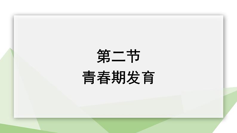 3.2青春期发育 课件 2023-2024学年初中生物济南版八年级上册第1页