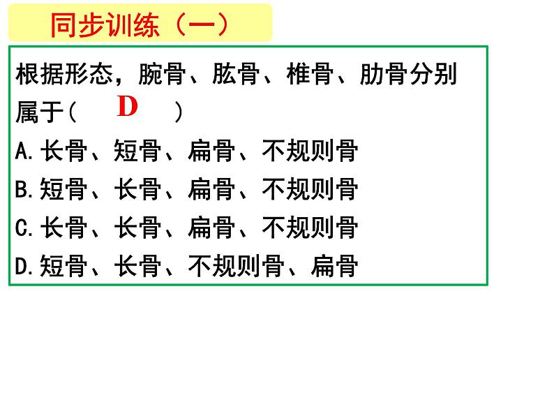 2023-2024学年八年级生物（北师大版）上册同步备课优质课件 15.2 动物运动的形成（第1课时）第5页