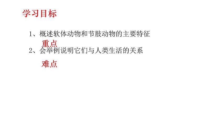 2023-2024学年八年级生物（人教版）上册同步课堂 5.1.3 软体动物和节肢动物（课件）02