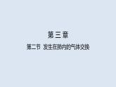 部编版七年级生物下册 第四单元 第三章 第二节 发生在肺内的气体交换（课件）