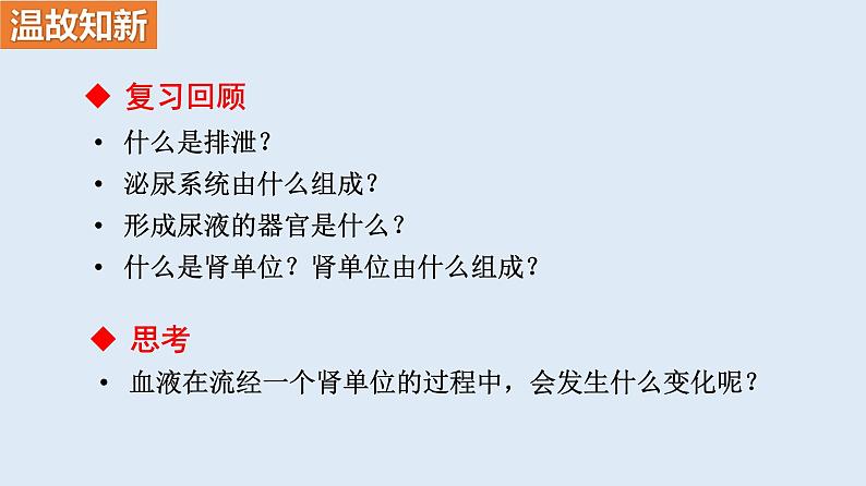 部编版七年级生物下册 第四单元 第五章 人体内废物的排出 第二课时（课件）第2页