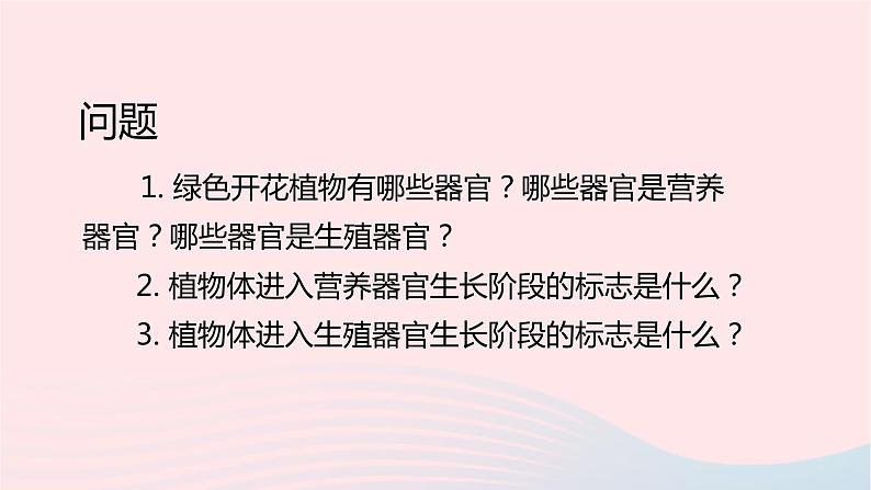 第3单元生物圈中的绿色植物第6章绿色开花植物的生活史第3节生殖器官的生长课件（北师大版七上生物）第2页