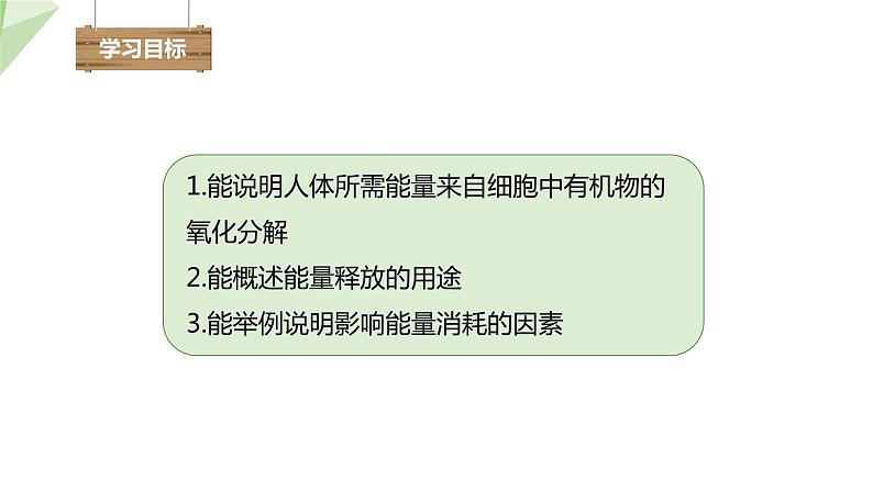 3.2.2 人体内能量的利用 课件2023-2024学年初中生物济南版七年级下册03