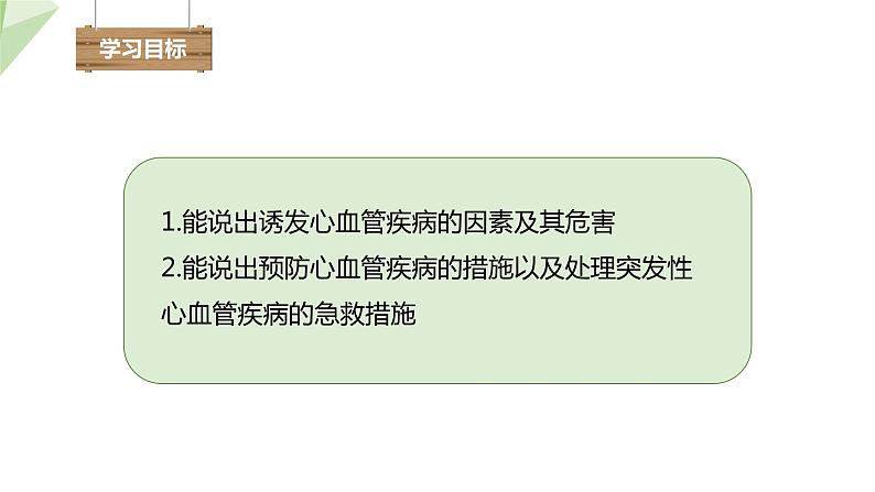 3.3.4 关注心血管健康 课件2023-2024学年初中生物济南版七年级下册02