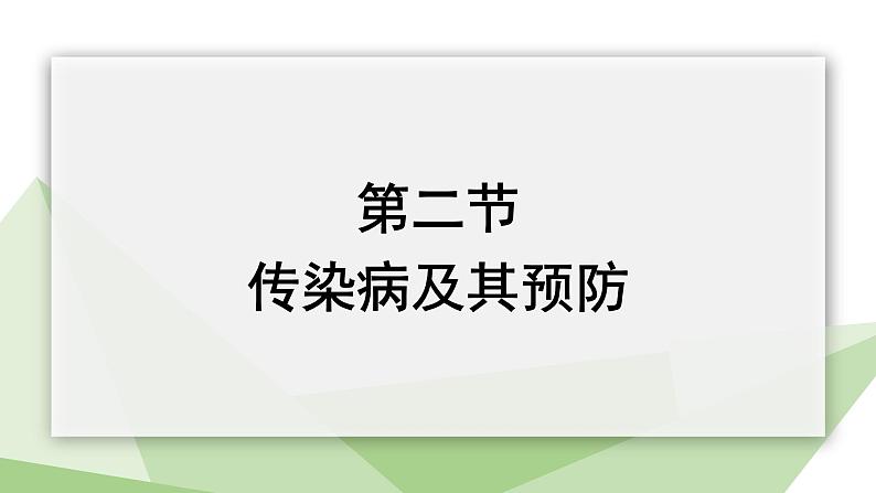 3.6.2 传染病及其预防 课件2023-2024学年初中生物济南版七年级下册02