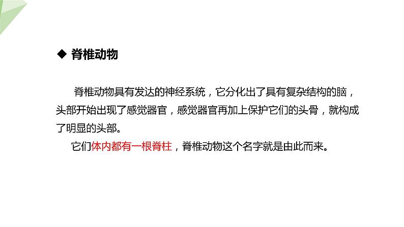 22.4 动物的主要类群 第1课时 课件 2023-2024学年初中生物北师版八年级下册06