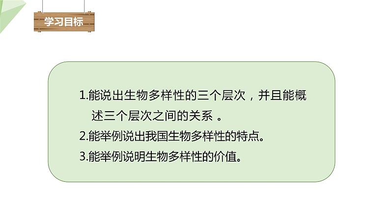 6.3.1 生物的多样性 课件2023-2024学年初中生物济南版八年级下册第2页