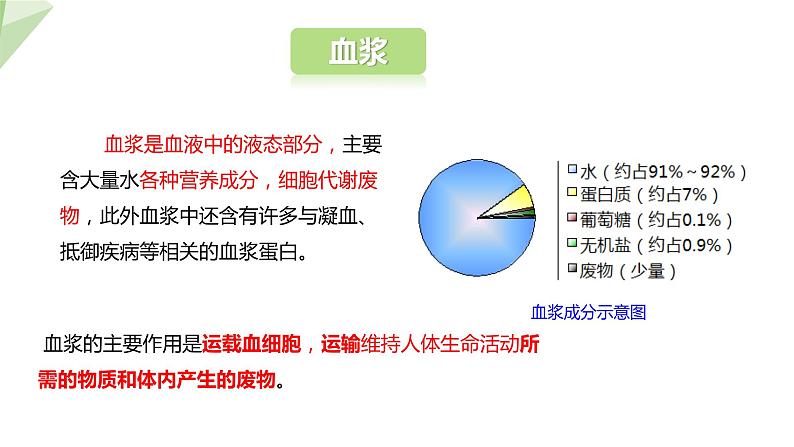 4.4.1 流动的组织——血液 课件2023-2024学年初中生物人教版七年级下册08