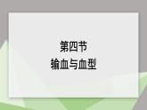 4.4.4 输血和血型 课件2023-2024学年初中生物人教版七年级下册