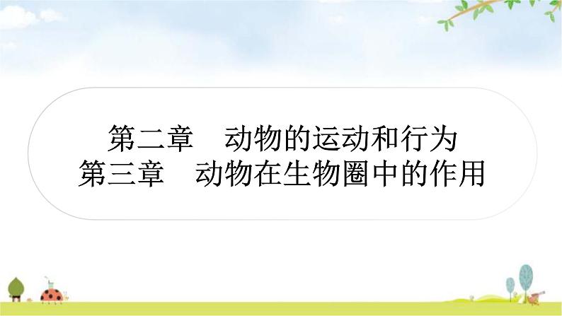 中考生物复习八年级上册第五单元生物圈中的其他生物第二章第三章教学课件01