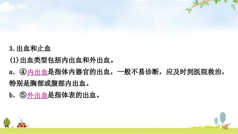 中考生物复习八年级下册第八单元健康地生活第二章用药与急救第三章了解自己增进健康教学课件第7页