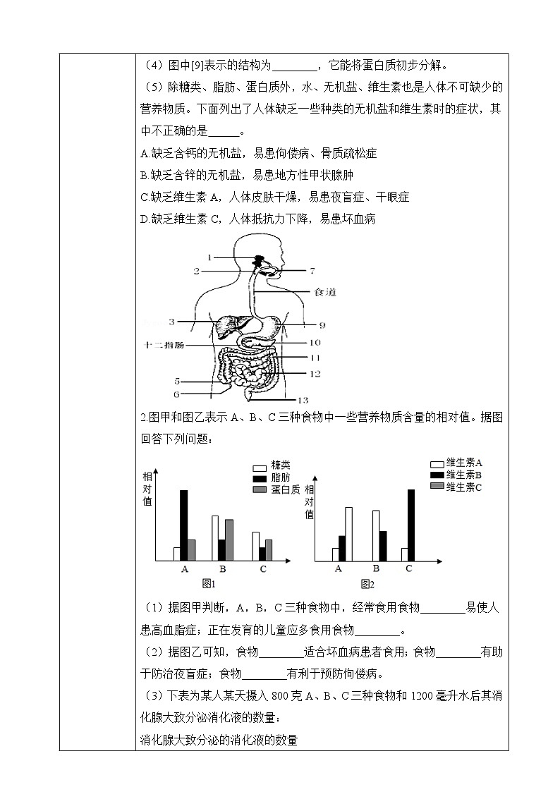 4.8.2 食物的消化和营养物质的吸收第3页