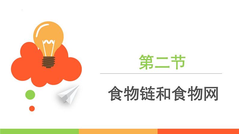 6.2.2+食物链和食物网课件2023--2024学年济南版生物八年级下+册01