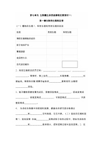 初中生物八年级下册知识点填空（含答案）