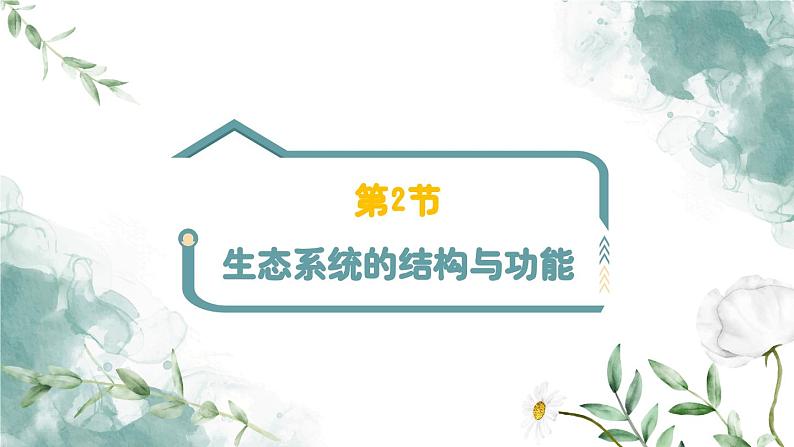 5.2.1+生态系统的结构与功能（教学课件）-2022-2023学年八年级生命科学同步精品课堂（沪教版第二册）第1页