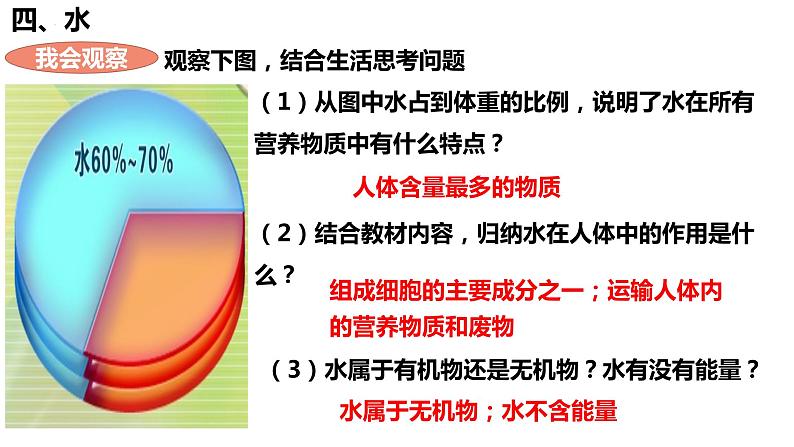 人教版生物七年级下册 4.2.1 食物中的营养物质（第1课时） 同步课件+视频素材08