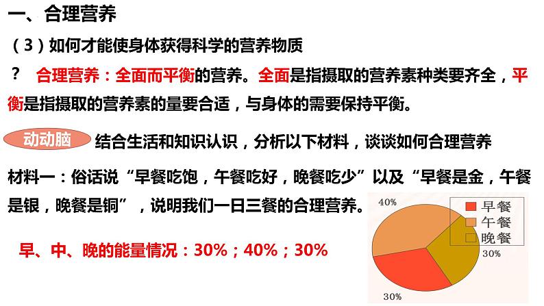 人教版生物七年级下册 4.2.3 合理营养和食品安全 同步课件第5页