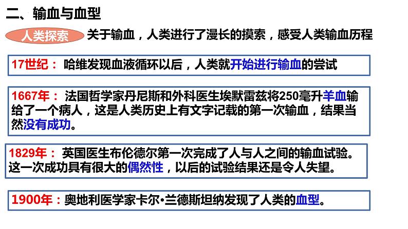 人教版生物七年级下册 4.4.4 输血与血型 同步课件+视频素材04