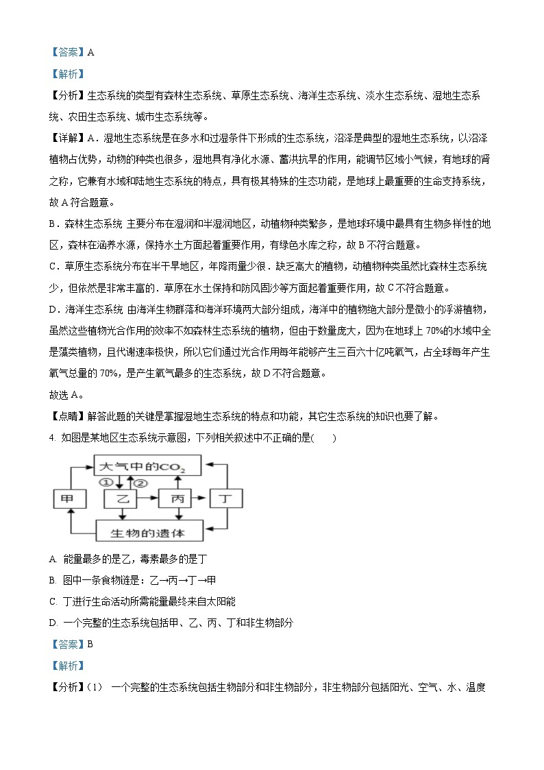 09，陕西省渭南市澄城县2023-2024学年七年级上学期期中生物试题02