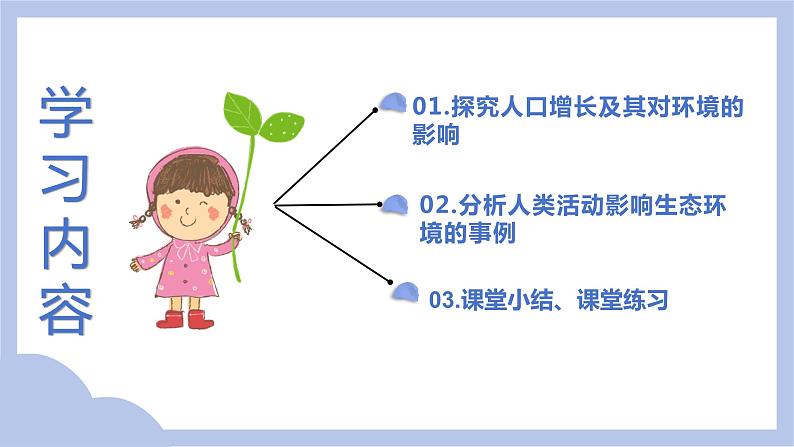 【核心素养】人教版初中生物七年级下册4.7.1《分析人类活动对生态环境的影响》课件第3页