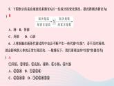 2024七年级生物下册第四单元生物圈中的人第五章人体内废物的排出周周清6作业课件新版新人教版