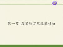 冀少版七年级上册第一单元  我们身边的生命世界第三章  形形色色的植物第一节  在实验室里观察植物图片ppt课件