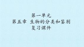 冀少版七年级上册第五章 生物的分类和鉴别综合与测试复习ppt课件
