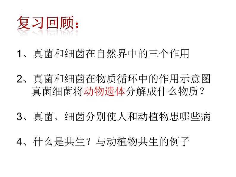 5.4.5++人类对细菌和真菌的利用++课件-2023-2024学年人教版生物八年级上册第1页