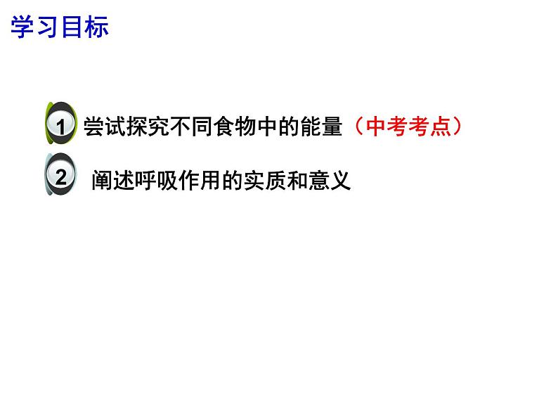 10.1食物中能量的释放课件2023--2024学年北师大版生物七年级下册03