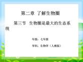 1.2.3++生物圈是最大的生态系统++课件-2023-2024学年人教版生物七年级上册