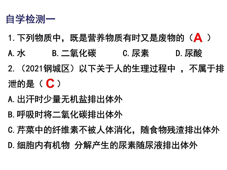 11.1人体代谢废物的排出课件2023--2024学年北师大版生物七年级下册04