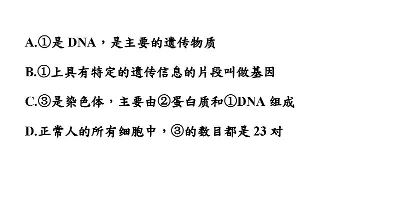 人教版生物八年级下册 第七单元第二章本章强化提升课件07